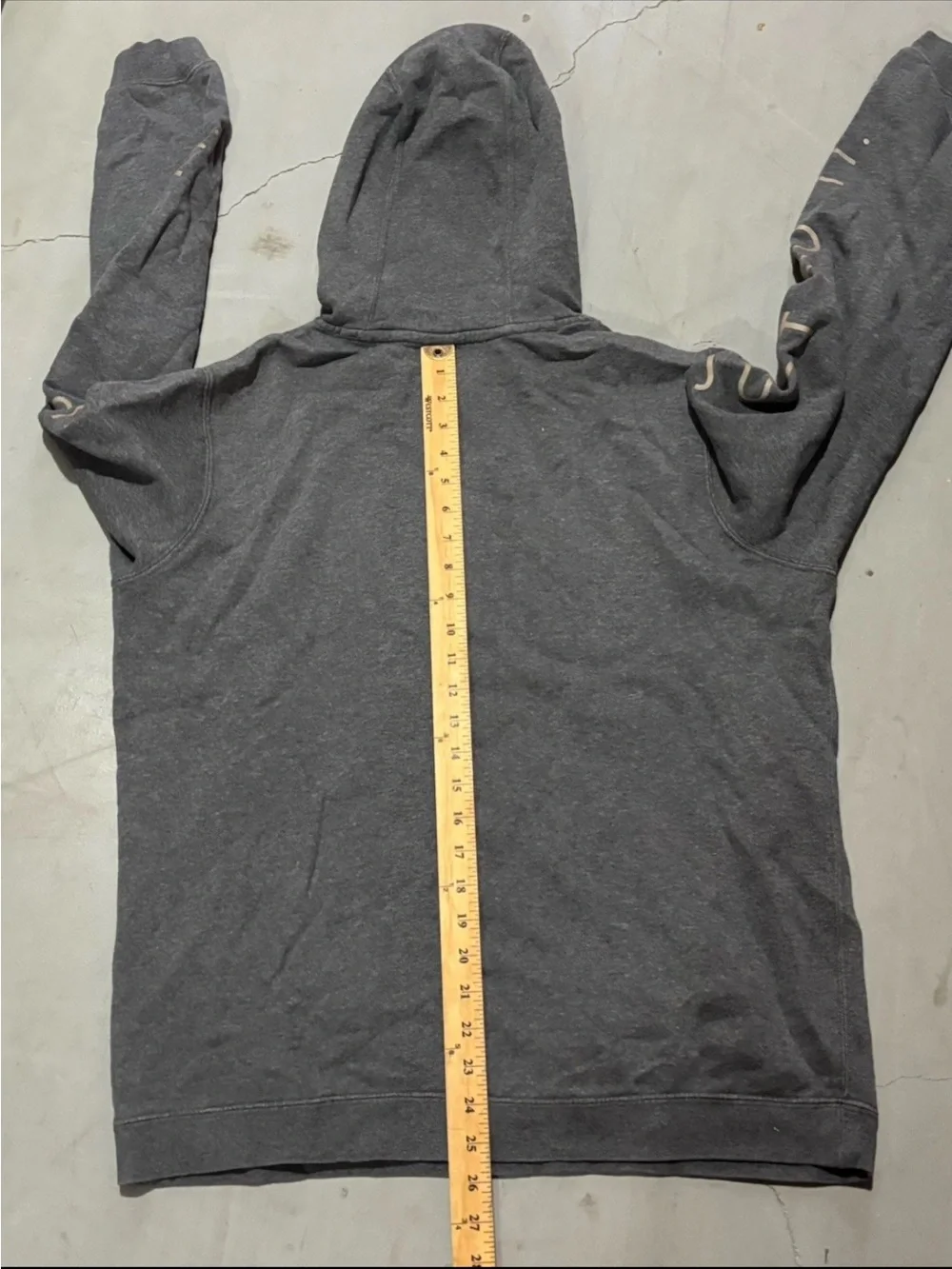Nike Air Just Do It Swoosh Graphic Logo Gray/ Taupe Pullover Hoodie Men’s SZ.L